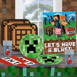 *Minecraft Deluxe SUPERSAVER Party Pack for 8